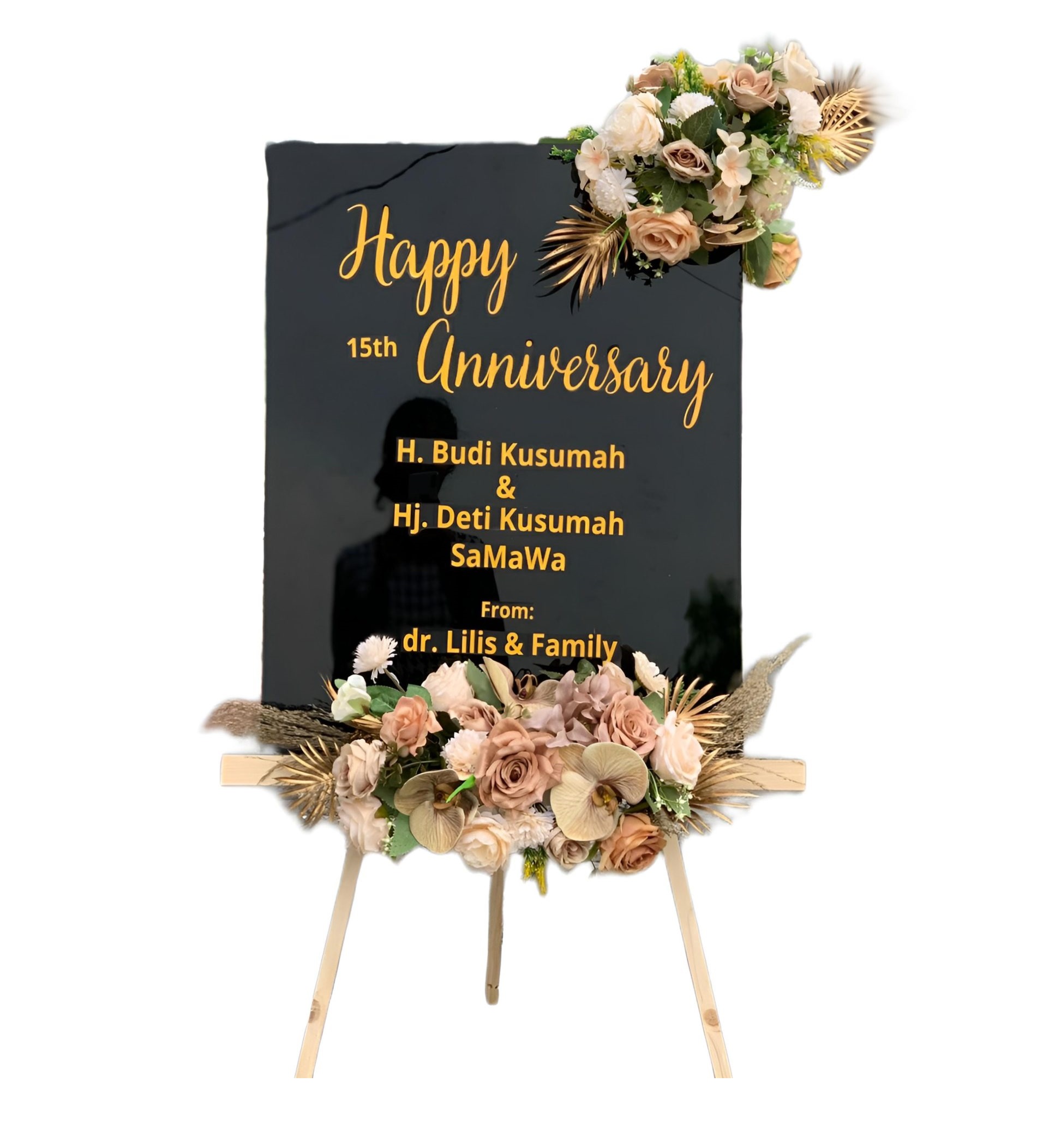 Papan Bunga Akrilik Cluwak